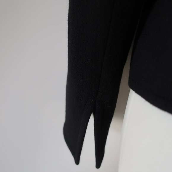 SERGE & REAL BLACK BUTTON CLOSE BLAZER JACKET 10 * - Picture 6 of 8